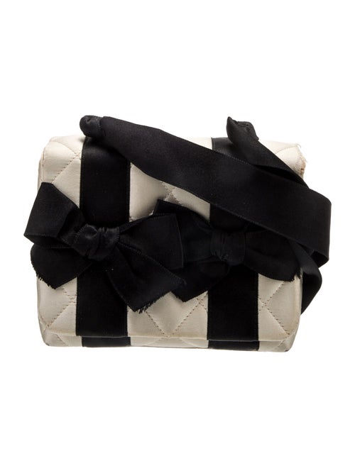Chanel Satin Bow Evening Bag