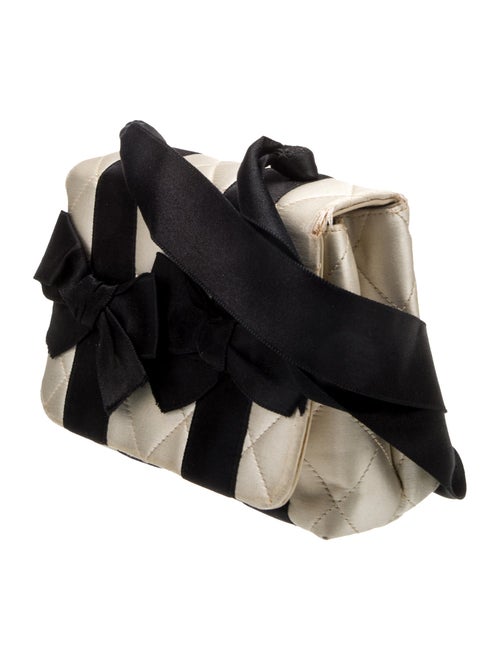 Chanel Satin Bow Evening Bag