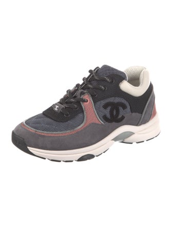 Chanel Interlocking CC Logo Mesh Sneakers
