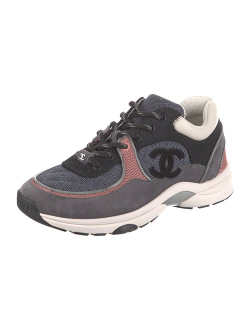 Chanel Interlocking CC Logo Mesh Sneakers