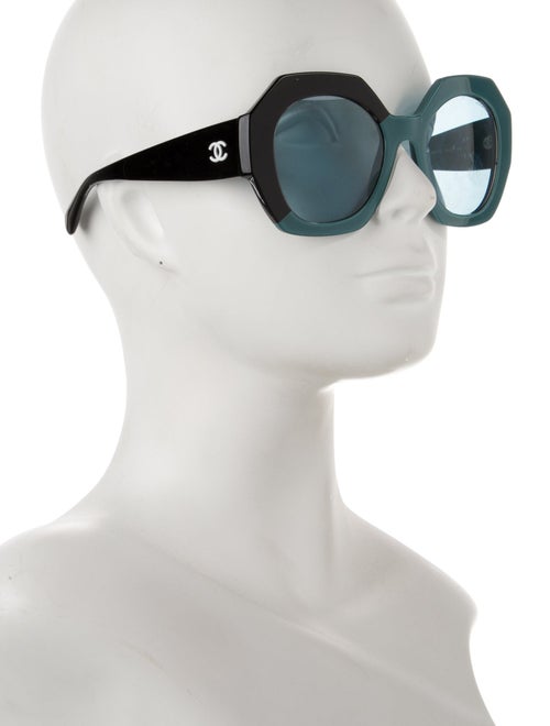 Chanel Interlocking CC Logo Oversize Sunglasses