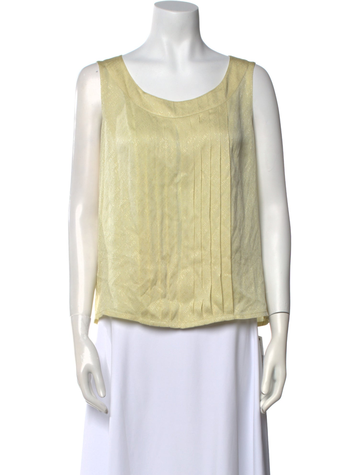 Chanel Vintage Scoop Neck Top