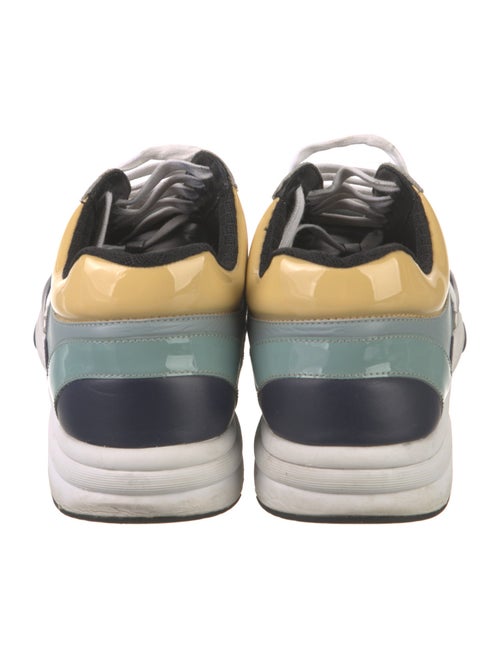 Chanel Interlocking CC Logo Patent Leather Sneakers