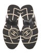 Chanel Interlocking CC Logo Patent Leather Sneakers