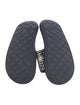 Chanel Interlocking CC Logo Tweed Slides