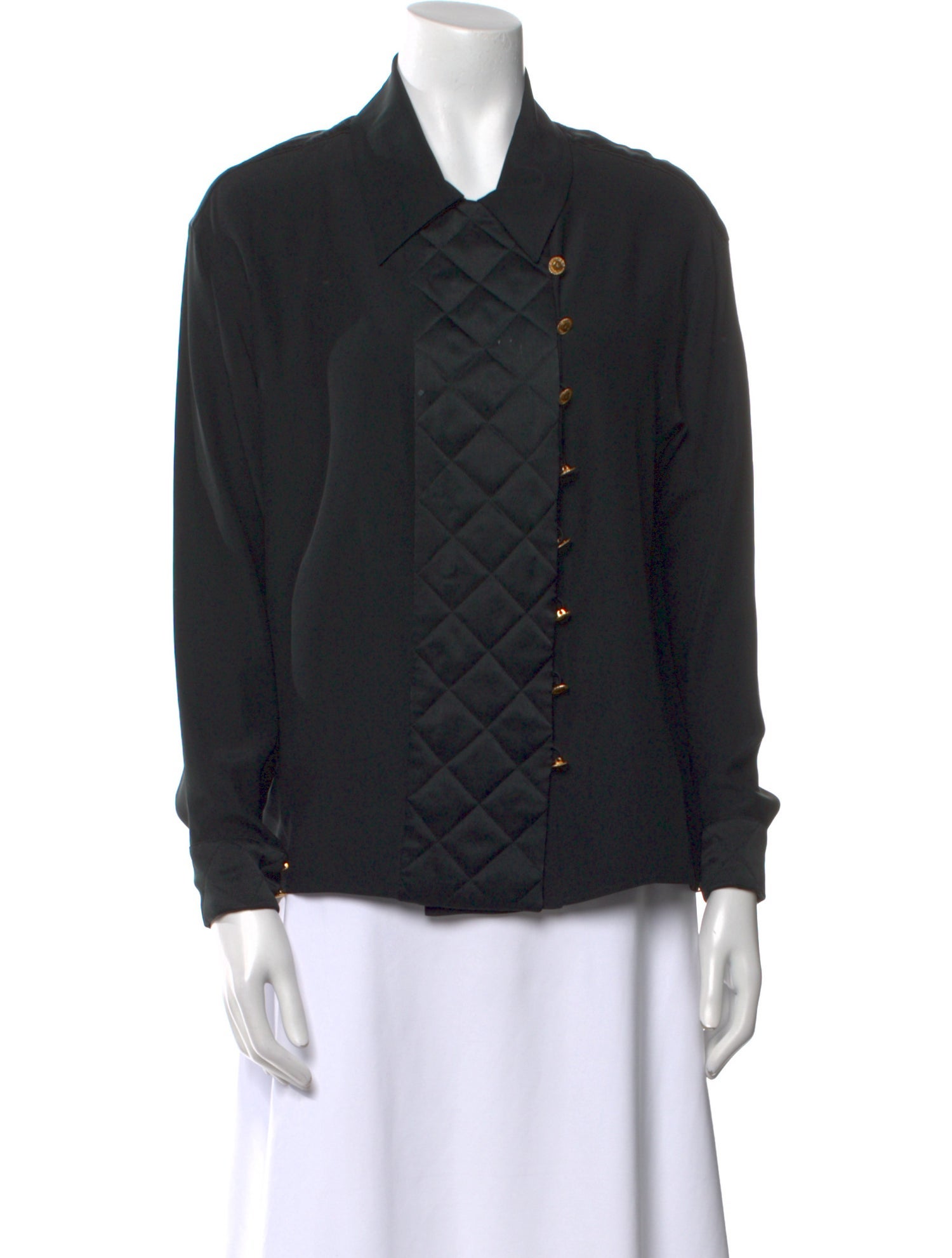 Chanel Vintage 1986 Button-Up Top