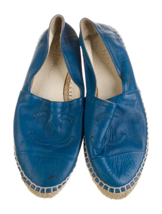 Chanel Leather Espadrilles
