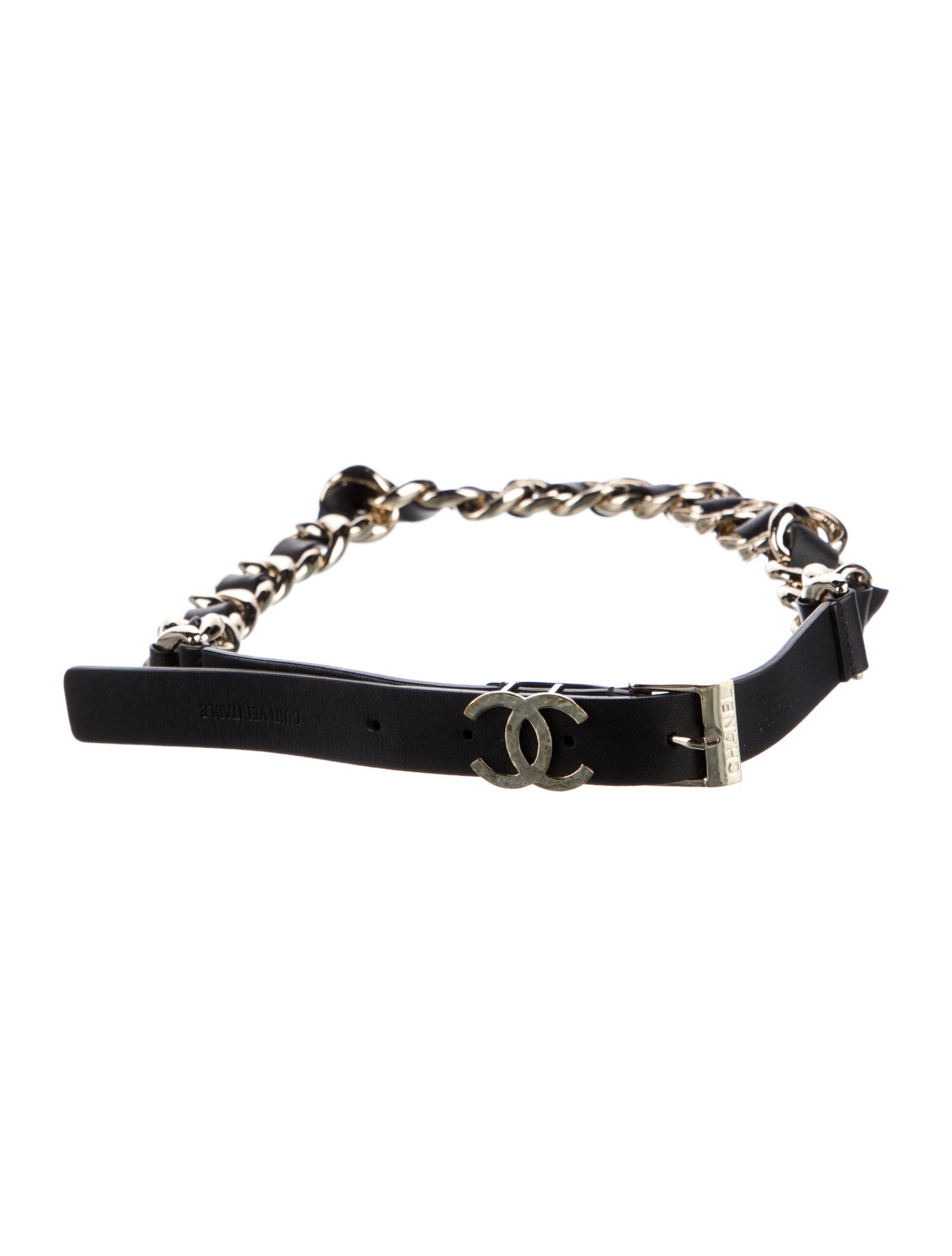 Chanel 2022 Interlocking CC Logo Waist Belt