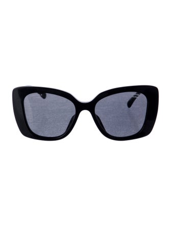 Chanel Interlocking CC Logo Oversize Sunglasses