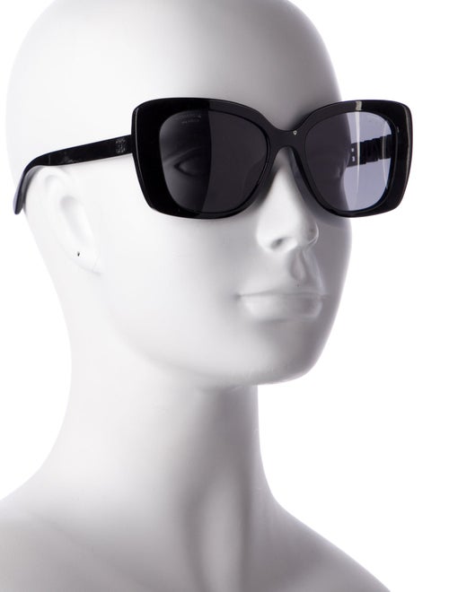 Chanel Interlocking CC Logo Oversize Sunglasses
