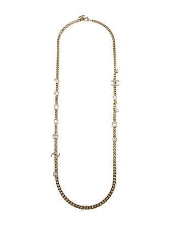 Chanel 2024 Strass CC Station Neklace