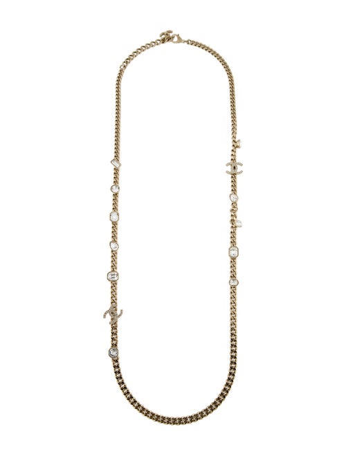 Chanel 2024 Strass CC Station Neklace