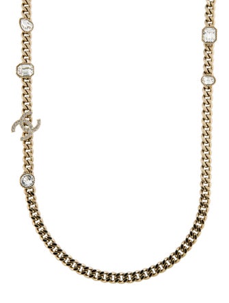 Chanel 2024 Strass CC Station Neklace