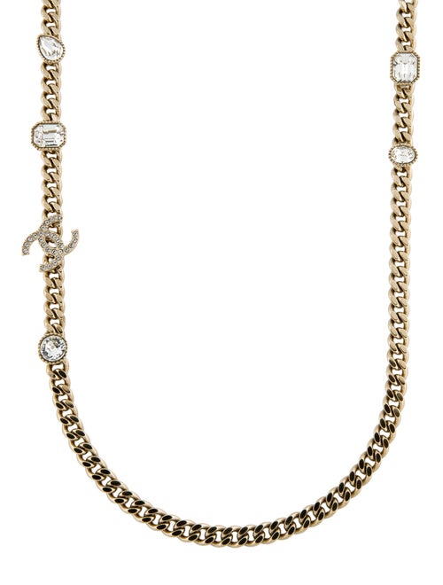 Chanel 2024 Strass CC Station Neklace