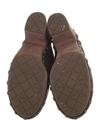Chanel 2010 Leather Mules