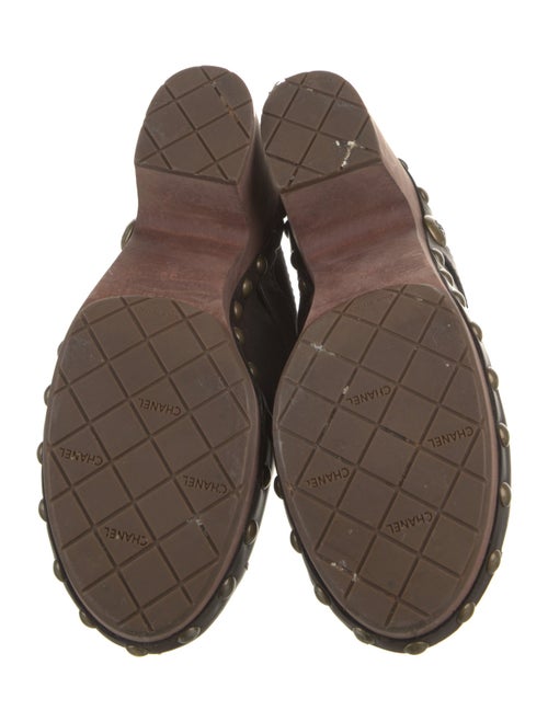 Chanel 2010 Leather Mules