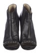 Chanel Interlocking CC Logo Leather Boots
