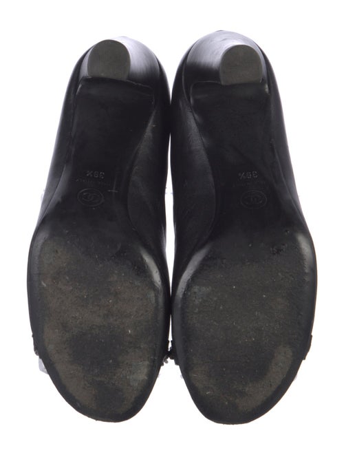 Chanel Interlocking CC Logo Leather Boots