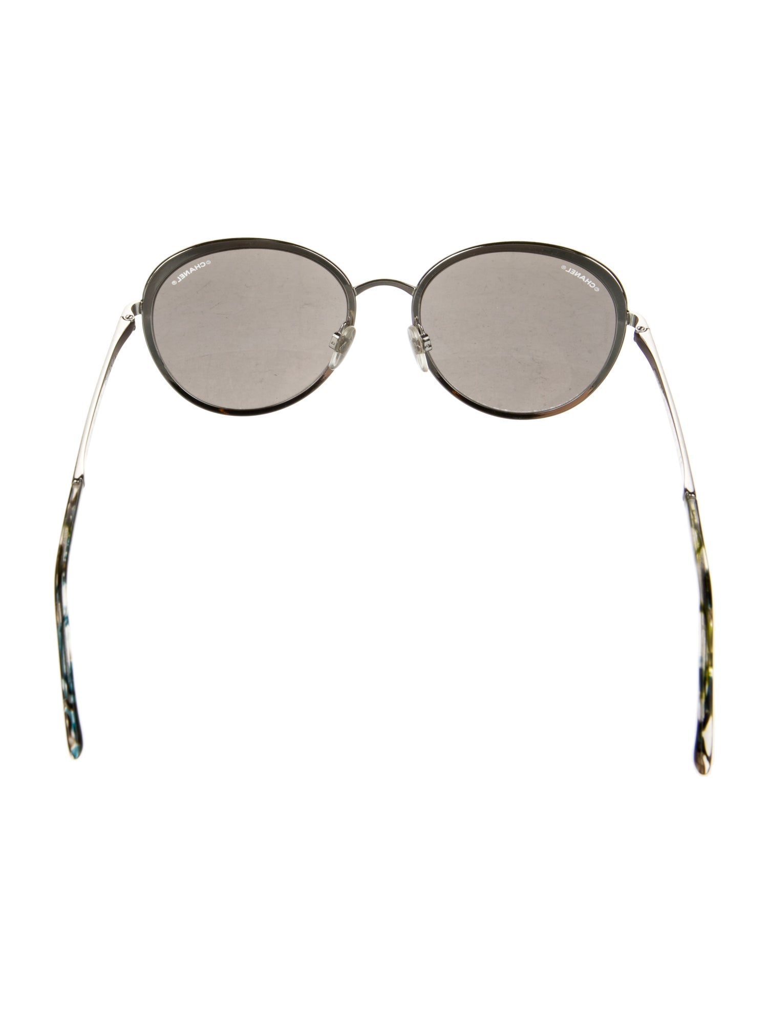 Chanel Interlocking CC Logo Round Sunglasses