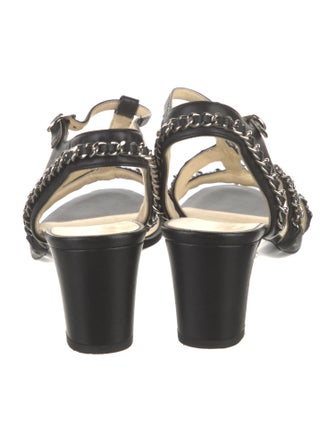 Chanel 2015 Interlocking CC Logo Gladiator Sandals