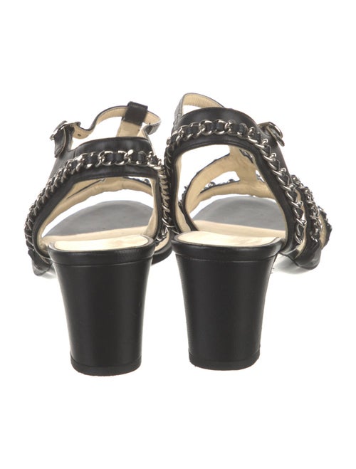 Chanel 2015 Interlocking CC Logo Gladiator Sandals