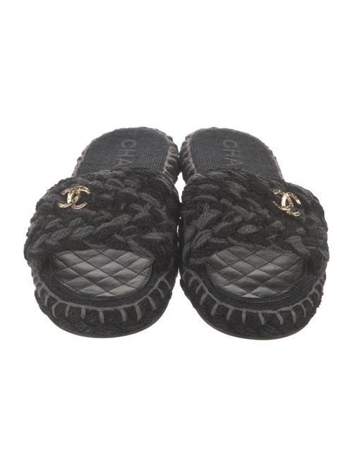 Chanel 2022 Interlocking CC Logo Slides
