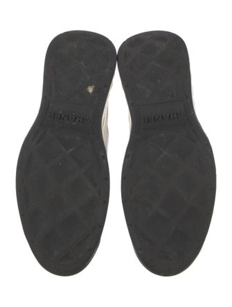 Chanel Interlocking CC Logo Suede Sneakers