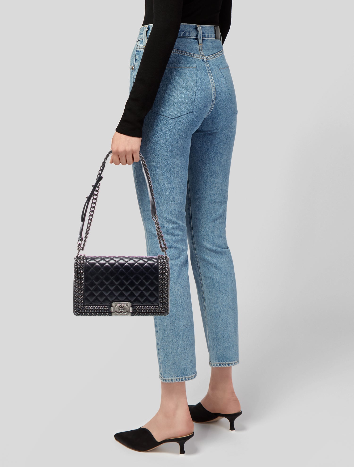 Chanel Medium Chain-Around Boy Bag