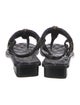 Chanel Leather T-Strap Sandals