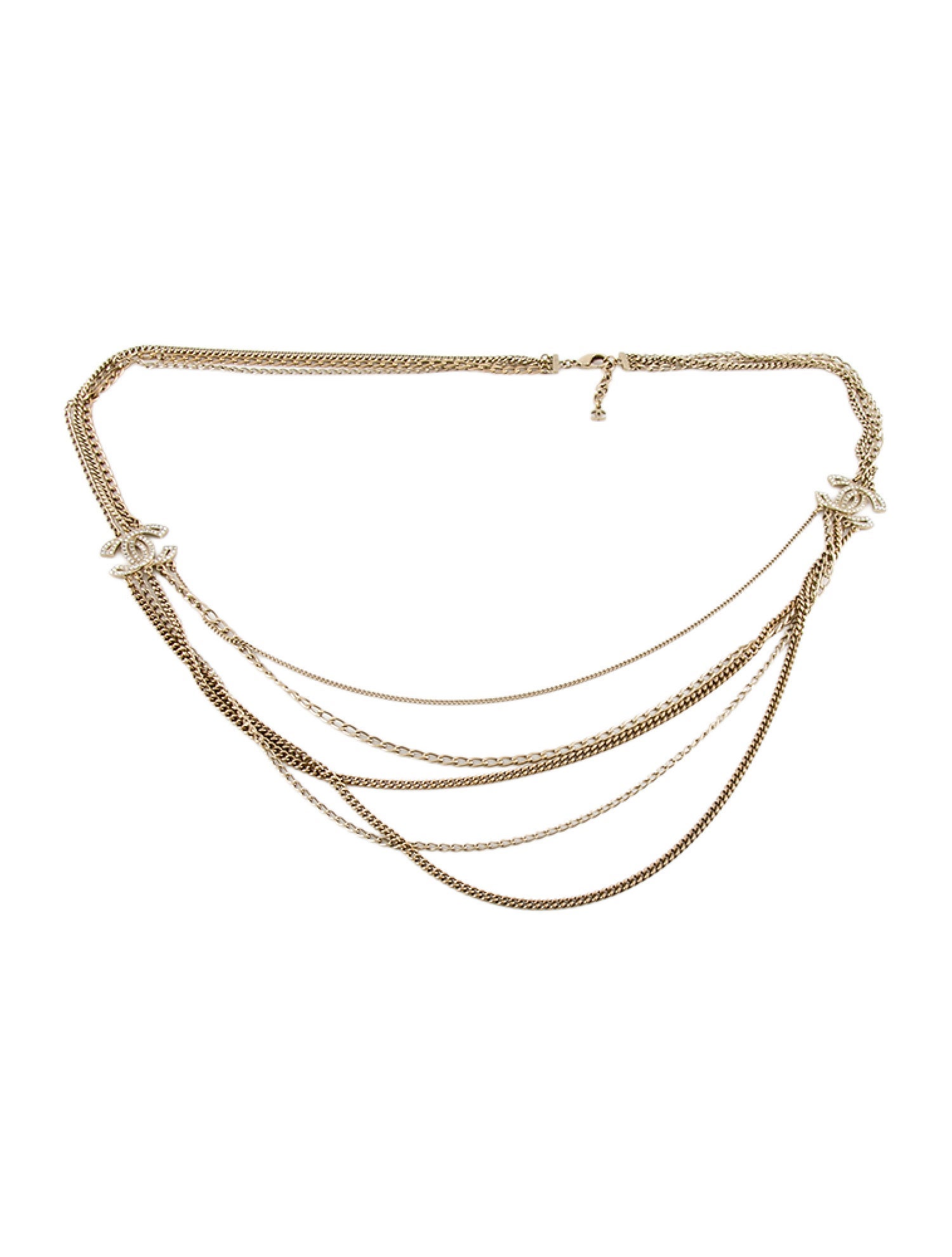 Chanel 2016 Interlocking CC Logo Waist Belt