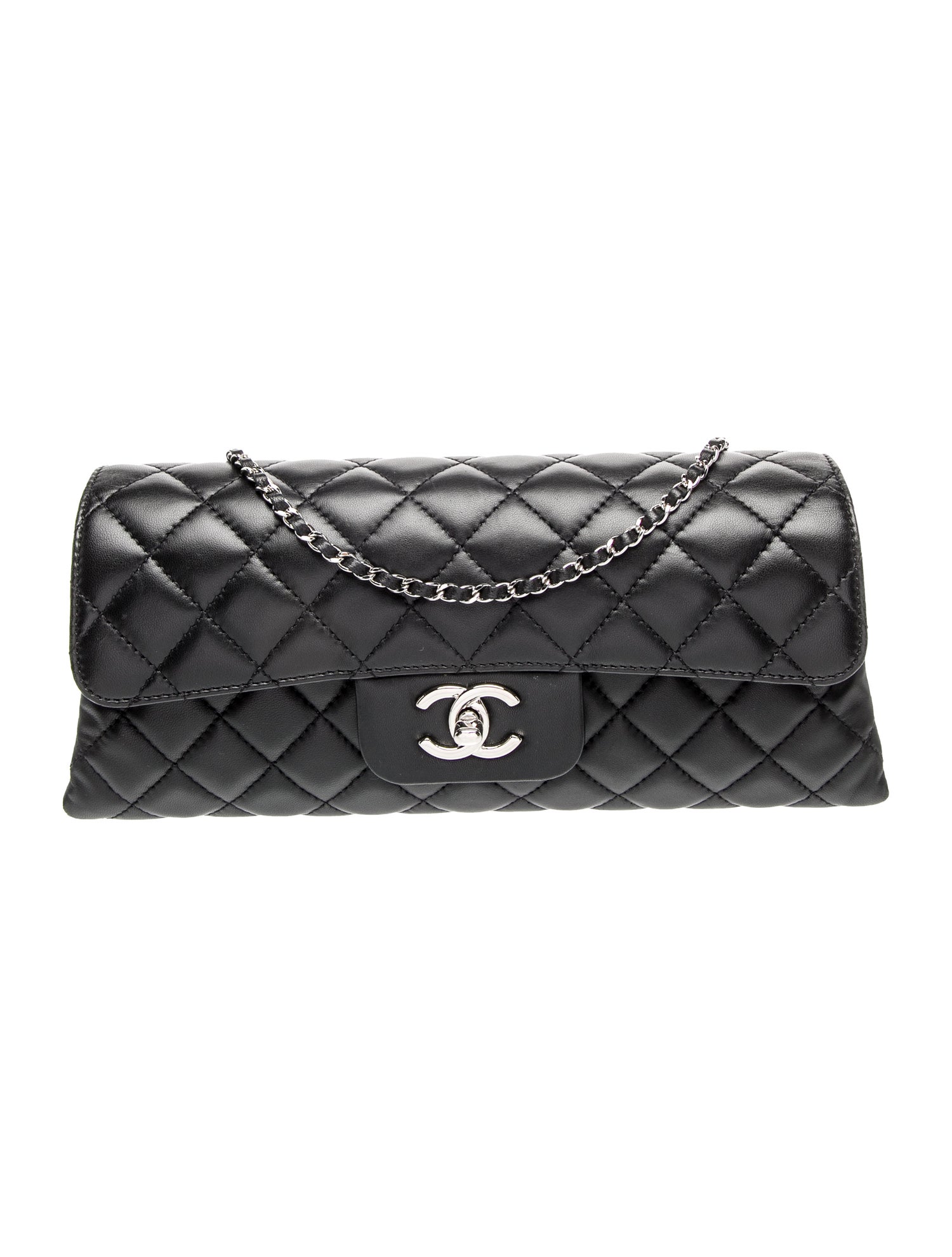 Chanel East West Single Flap Bag