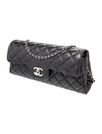 Chanel East West Single Flap Bag