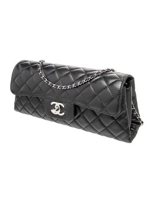 Chanel East West Single Flap Bag