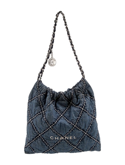 Chanel Small Denim 22 Hobo