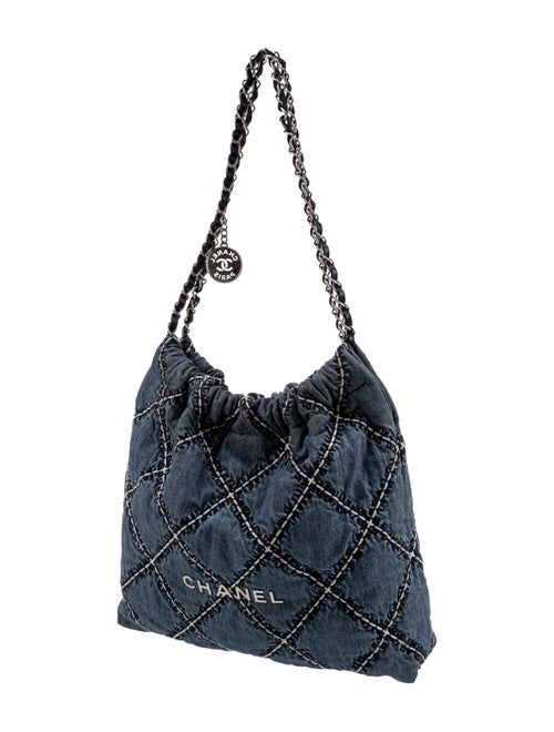 Chanel Small Denim 22 Hobo