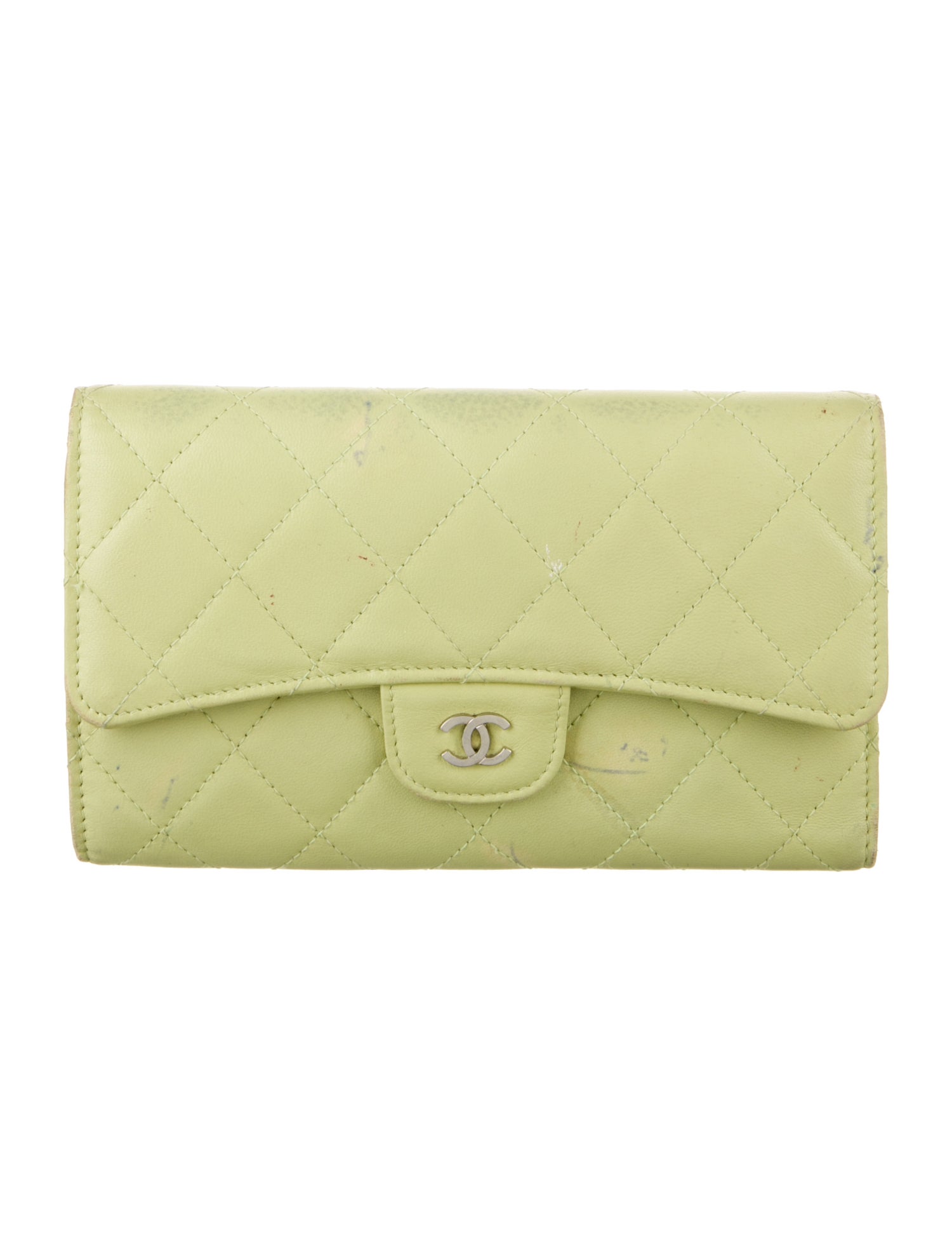 Chanel 2010-2011 Interlocking CC Logo Trifold Wallet