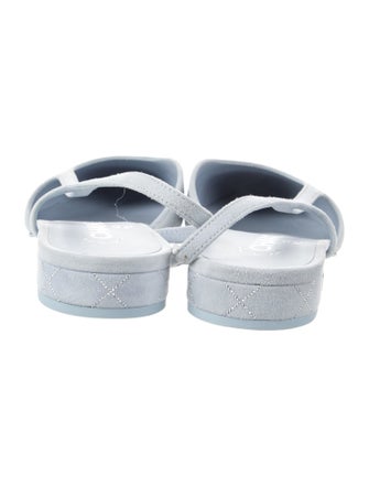 Chanel 2025 Interlocking CC Logo Slingback Flats