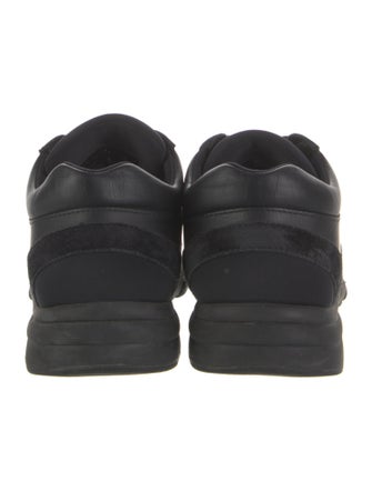 Chanel Interlocking CC Logo Leather Chunky Sneakers