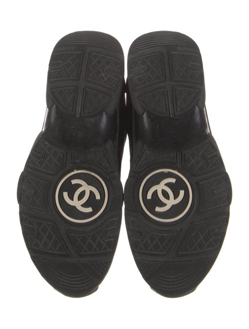 Chanel Interlocking CC Logo Leather Chunky Sneakers