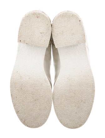 Chanel Interlocking CC Logo Patent Leather Combat Boots