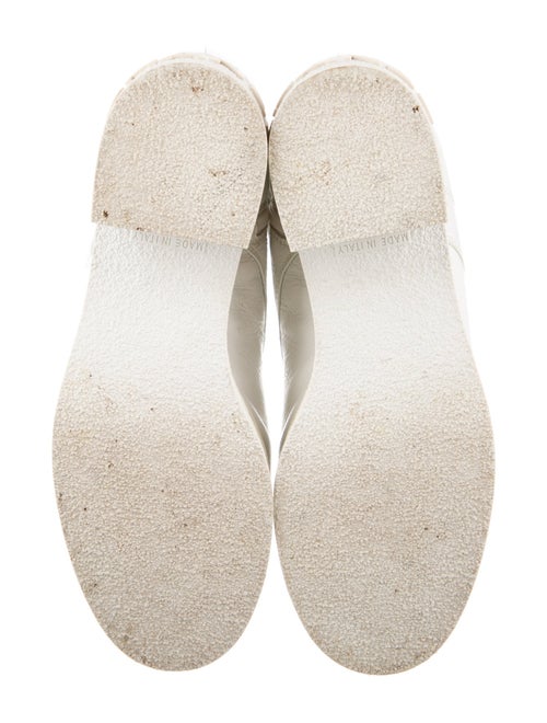 Chanel Interlocking CC Logo Patent Leather Combat Boots