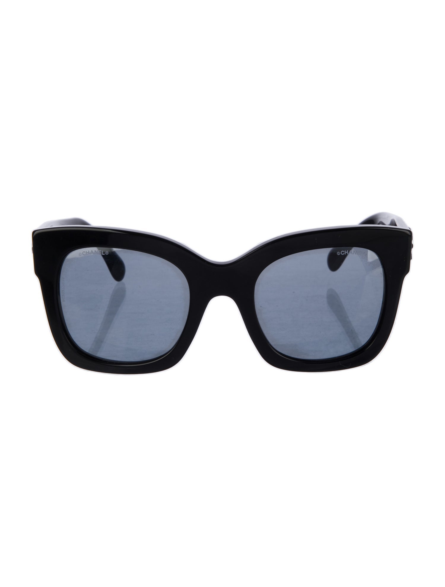 Chanel Interlocking CC Logo Wayfarer Sunglasses