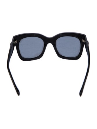 Chanel Interlocking CC Logo Wayfarer Sunglasses