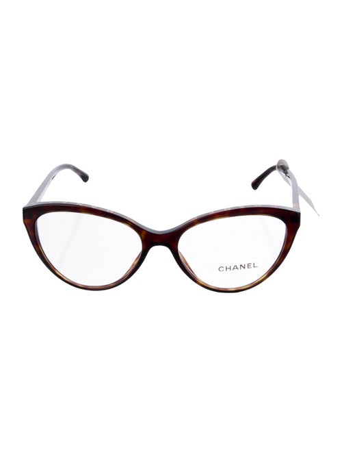 Chanel Interlocking CC Logo Cat-Eye Eyeglasses