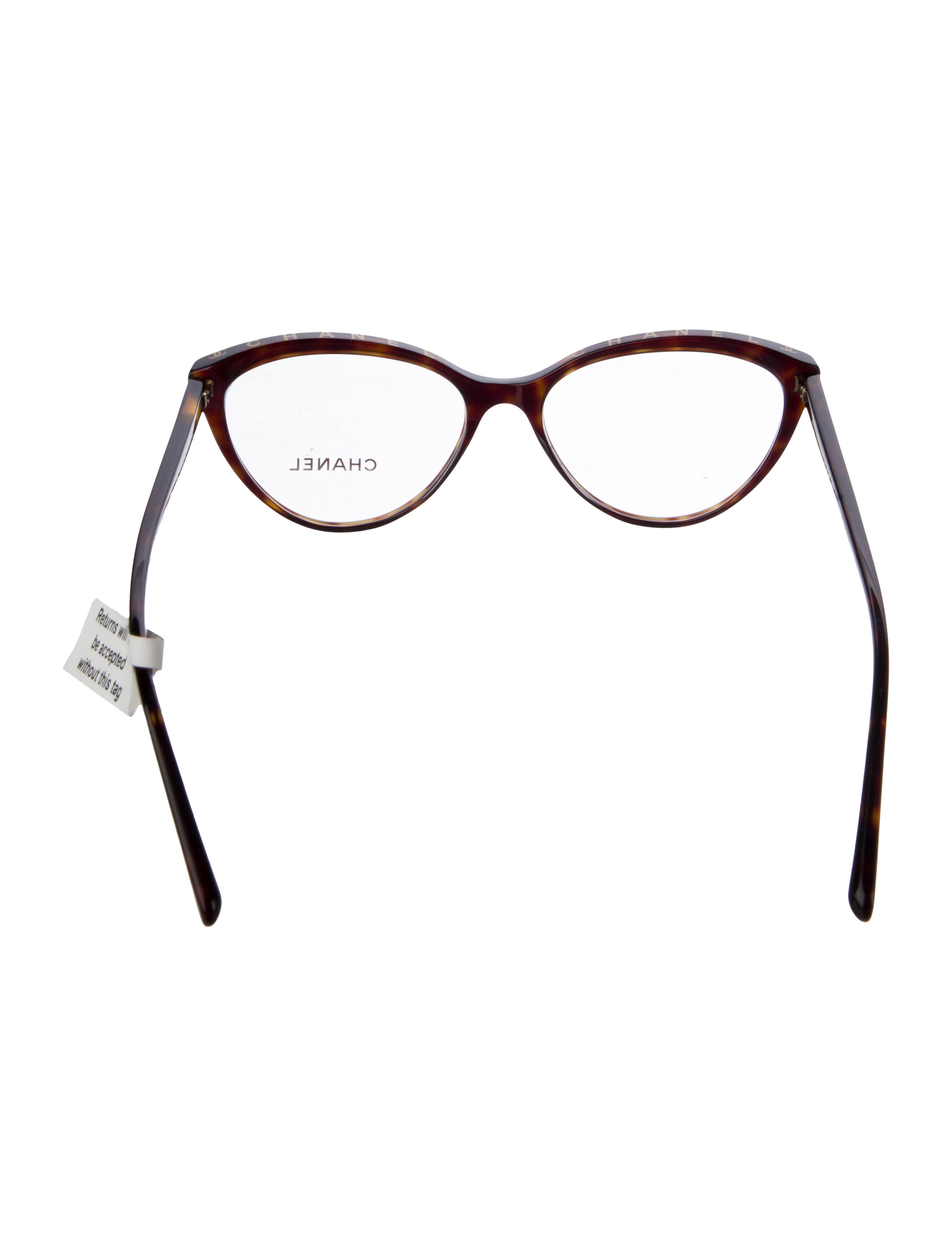 Chanel Interlocking CC Logo Cat-Eye Eyeglasses