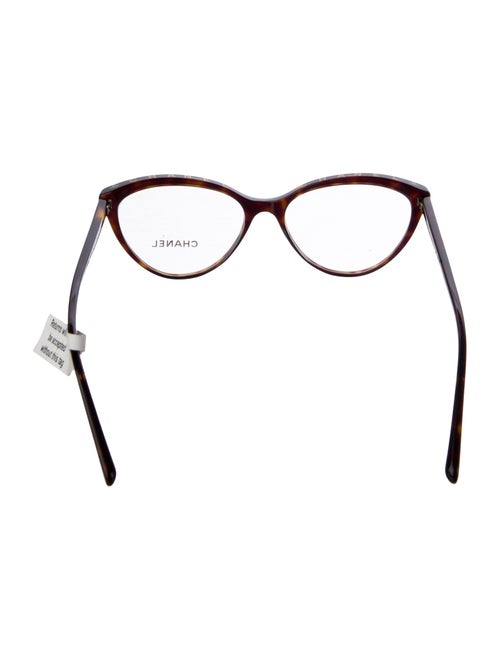 Chanel Interlocking CC Logo Cat-Eye Eyeglasses