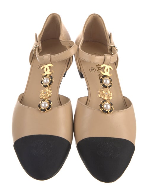 Chanel 2025 Interlocking CC Logo D'Orsay Flats