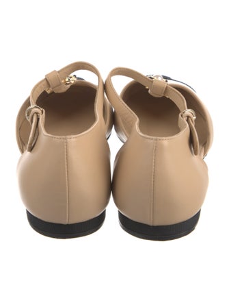 Chanel 2025 Interlocking CC Logo D'Orsay Flats