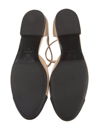 Chanel 2025 Interlocking CC Logo D'Orsay Flats