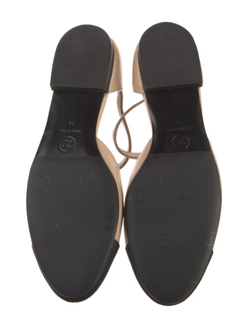 Chanel 2025 Interlocking CC Logo D'Orsay Flats